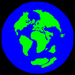 Cretaceous World Map